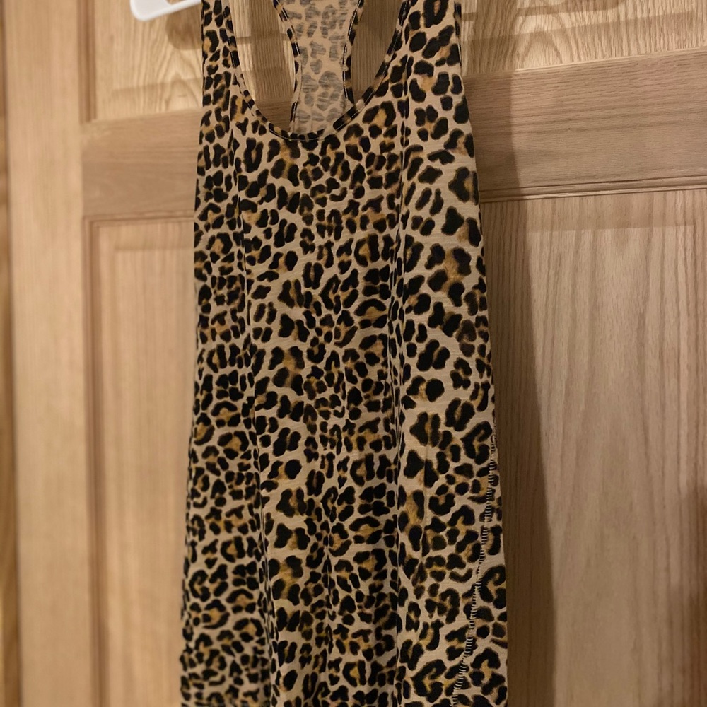 NWOT leopard racerback tank